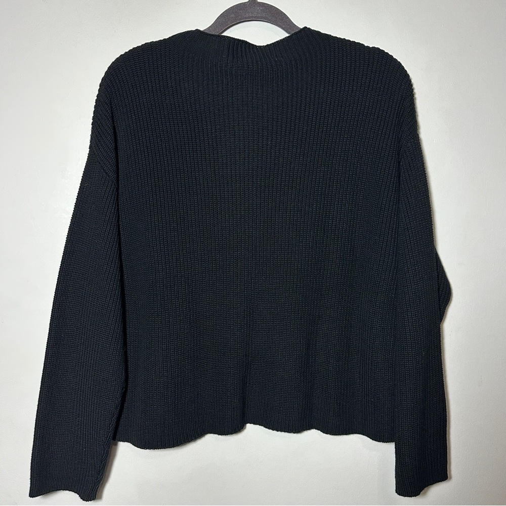 Woman’s Two Piece Long Sleeve Knit Sweater Oversized Wide Leg Joggers Large - Picture 8 of 12